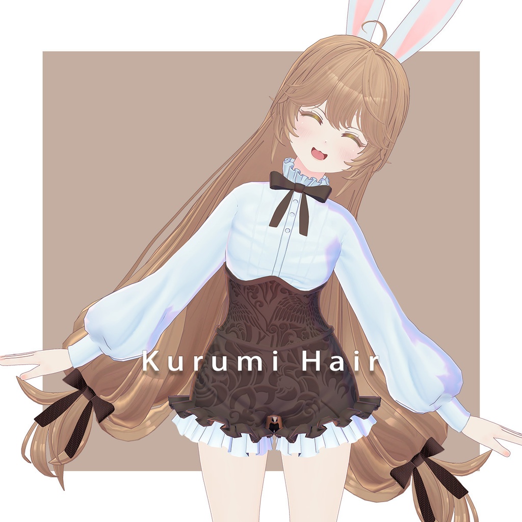 【髪型】Kurumi Hair【10アバター対応】