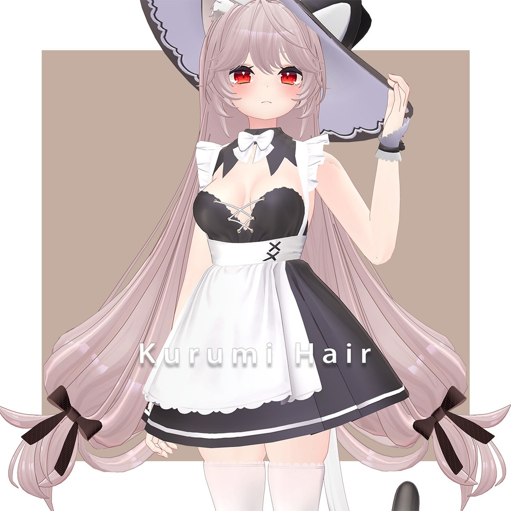 【髪型】Kurumi Hair【10アバター対応】