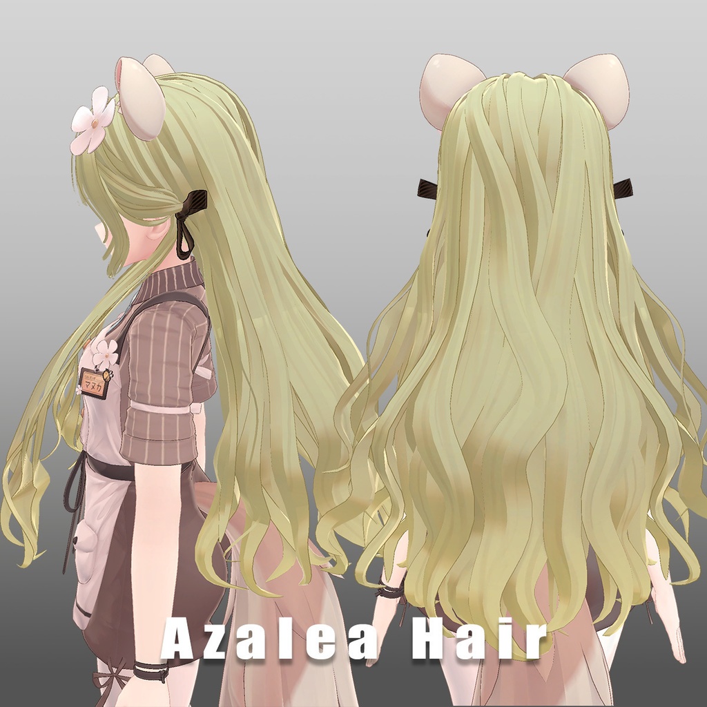 【髪型】Azalea Hair【7アバター対応】