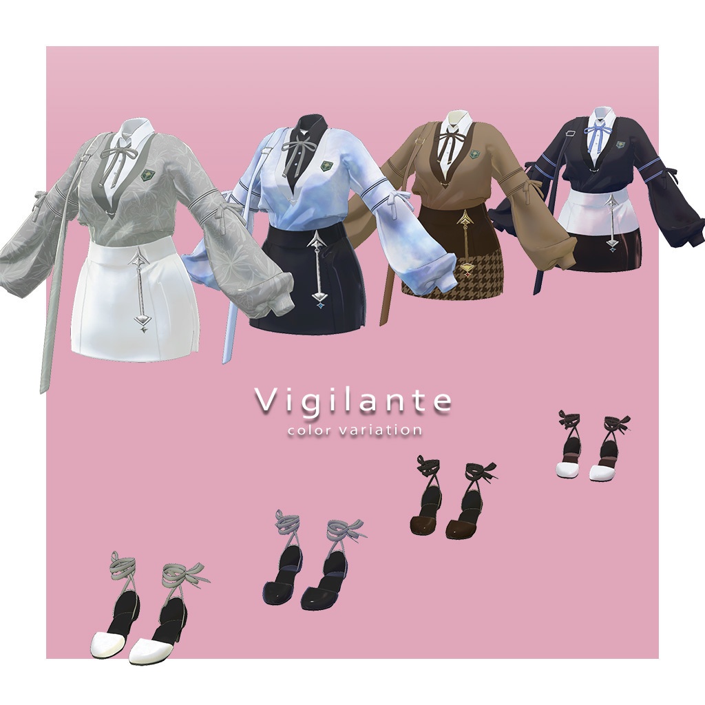【VRChat衣装】Vigilante【複数アバター対応】
