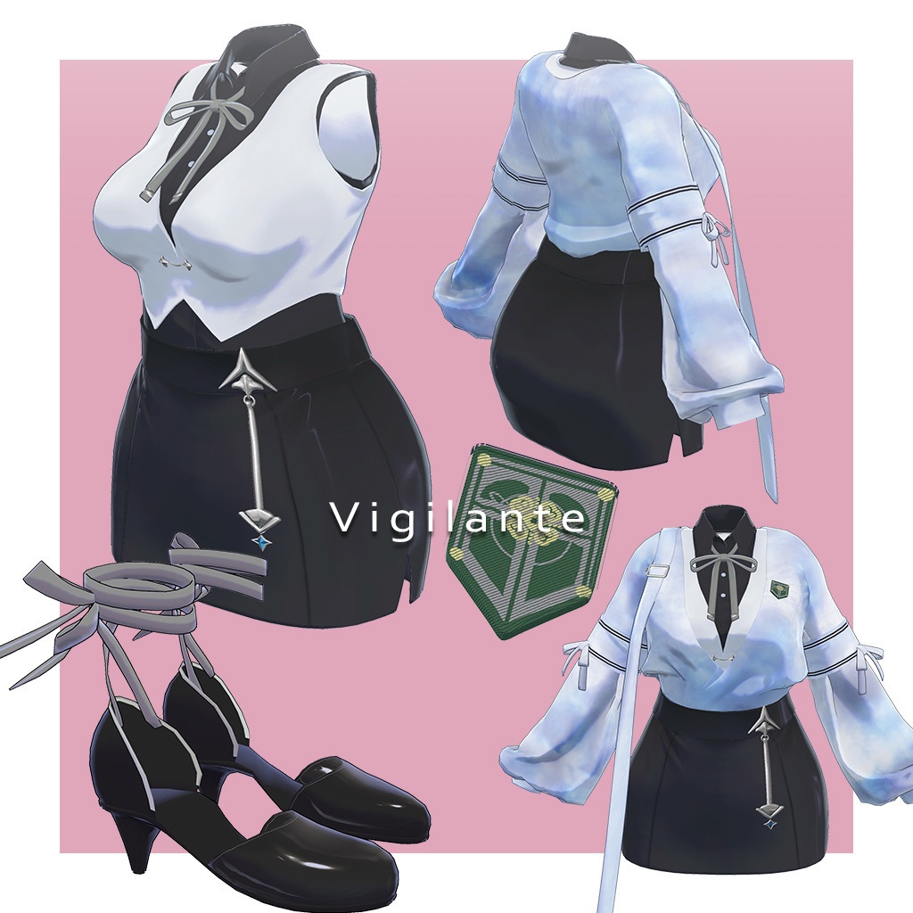【VRChat衣装】Vigilante【複数アバター対応】