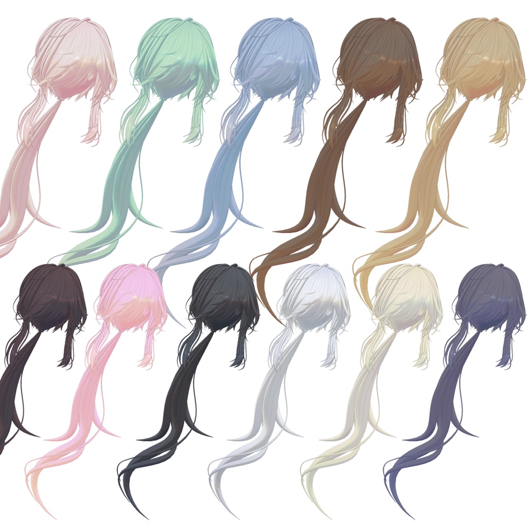 【髪型】Silent Reverie【9アバター対応】