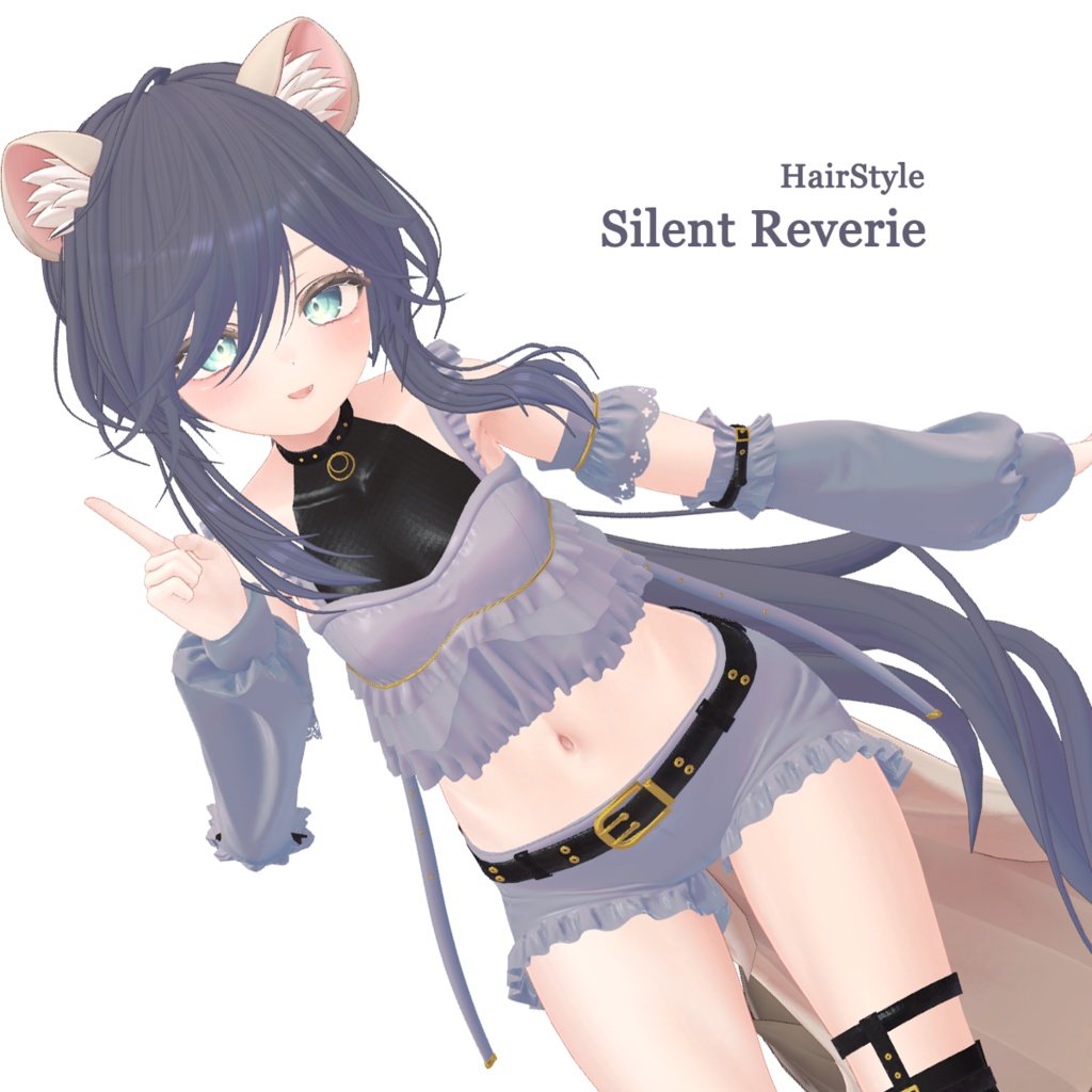 【髪型】Silent Reverie【9アバター対応】