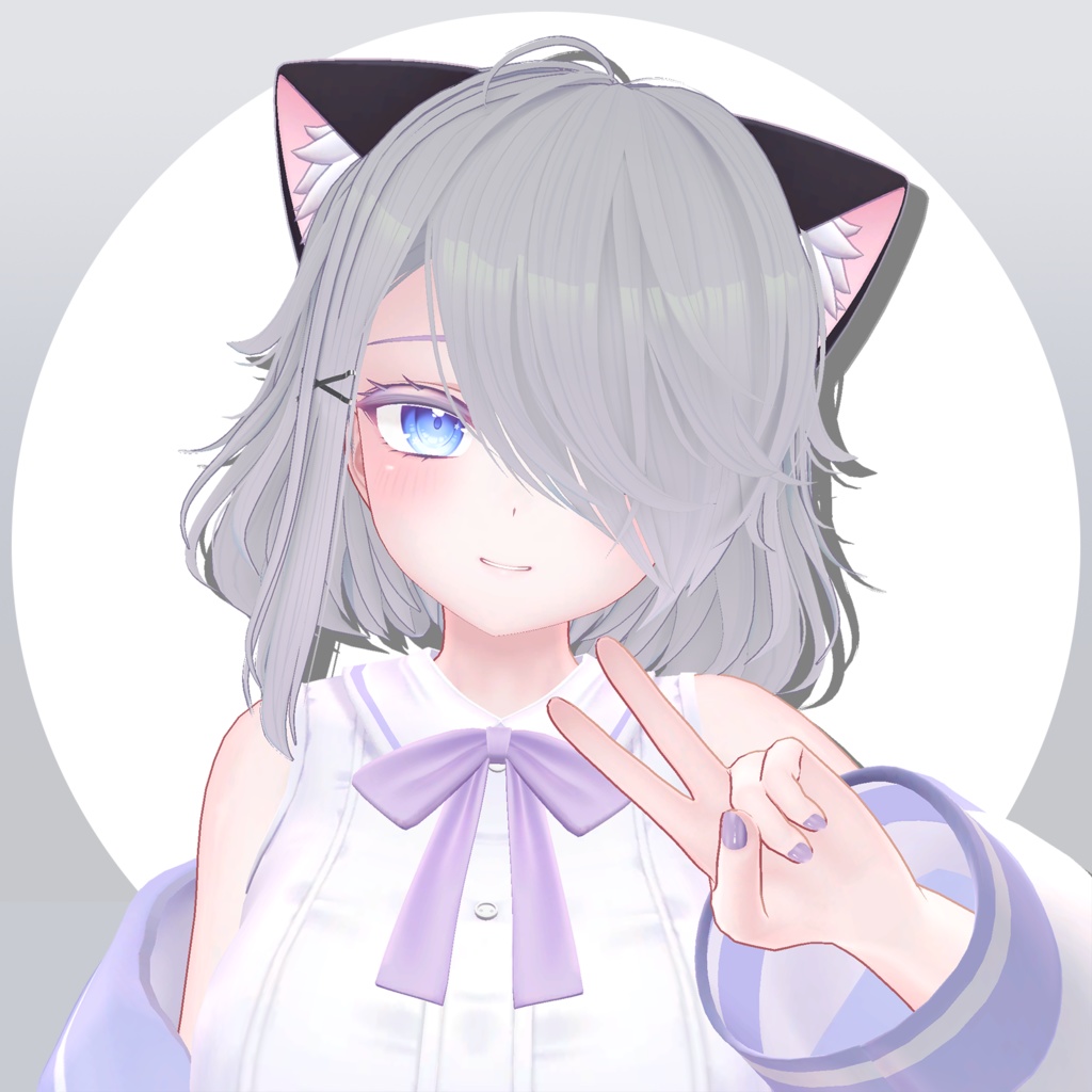 【髪型Hair】Oracle Veil【8アバター対応】