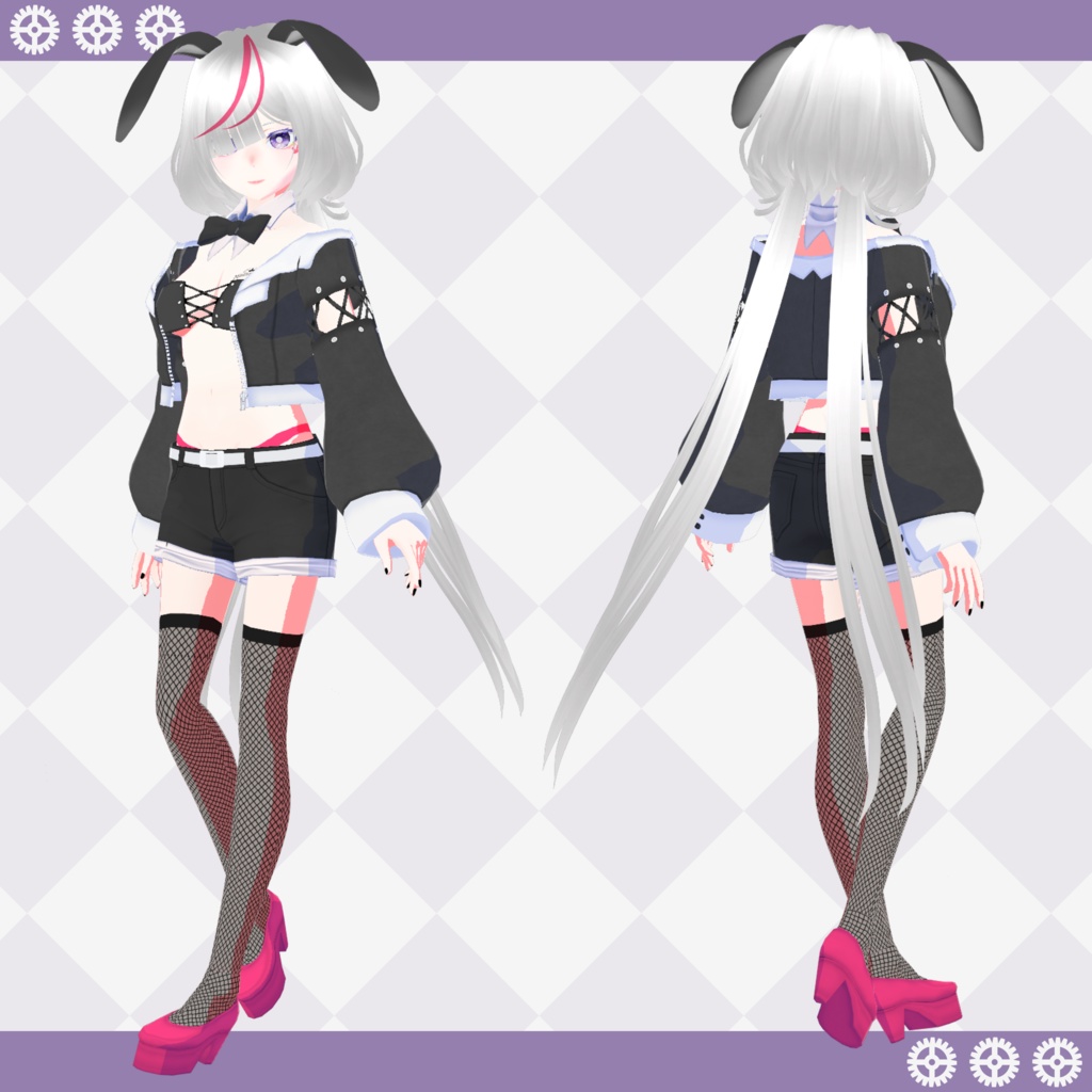 オリジナル3Dモデル「バニーさん」