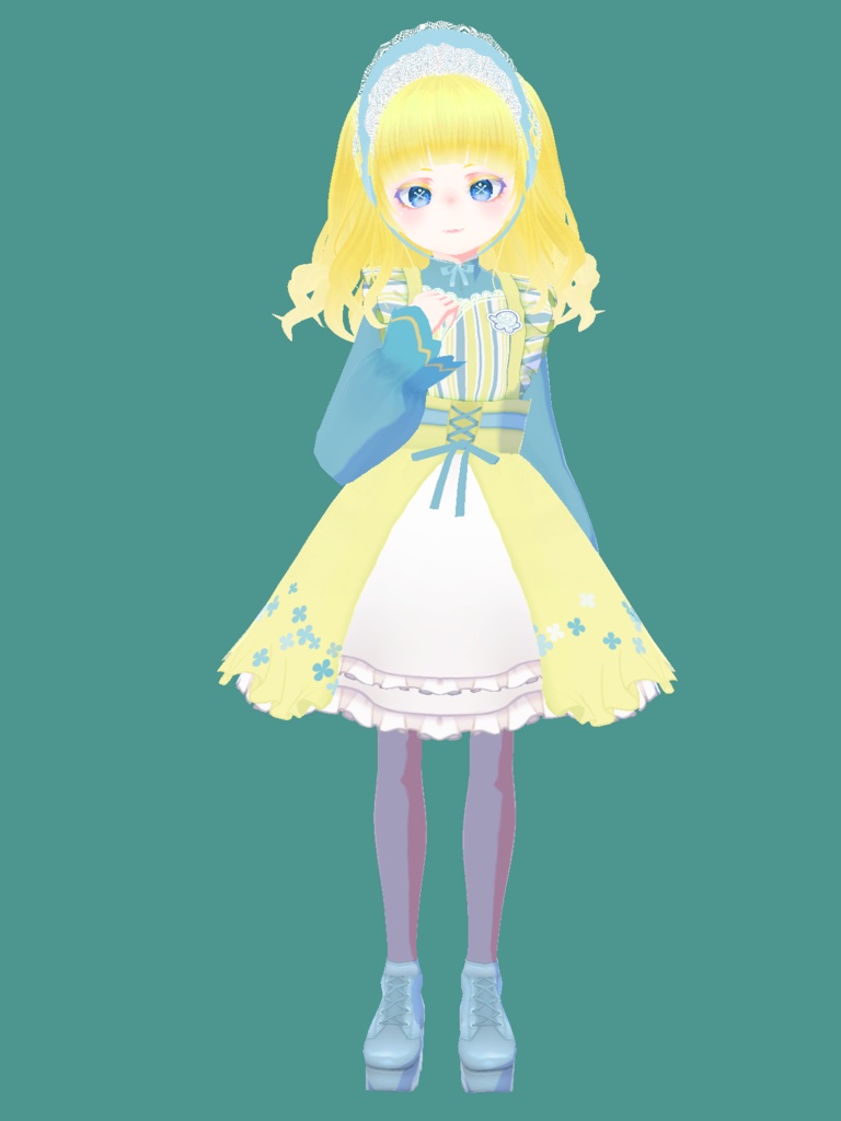 オリジナル3Dモデル「Dollちゃん」