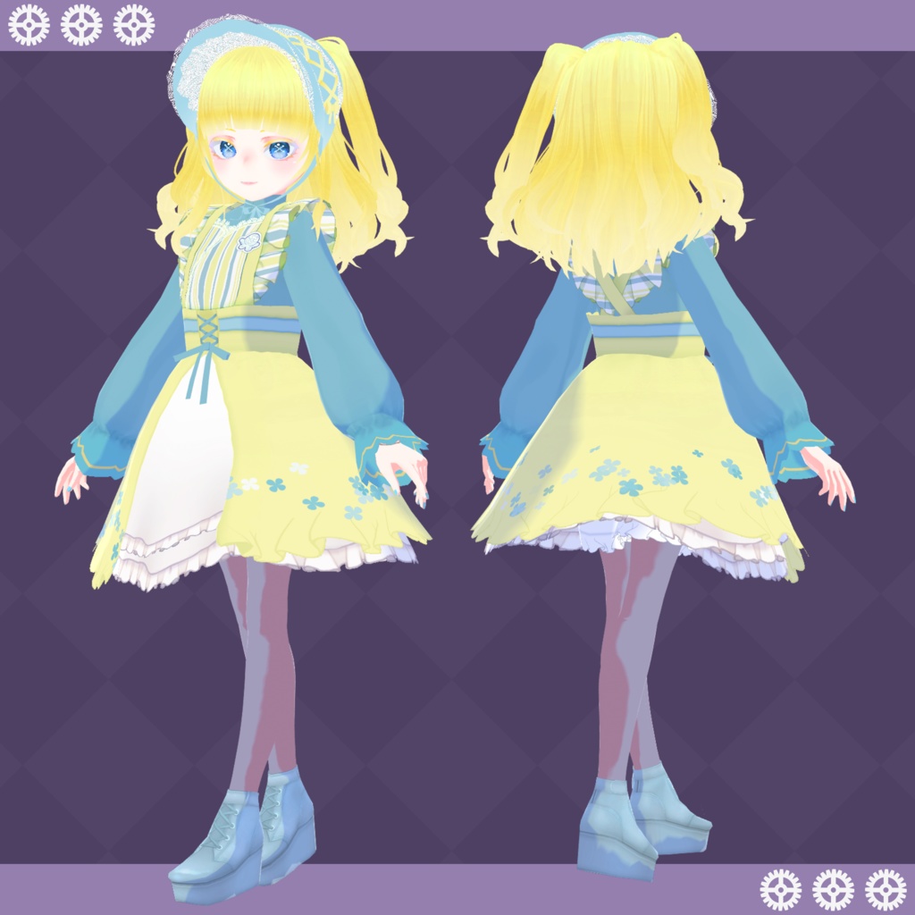 オリジナル3Dモデル「Dollちゃん」