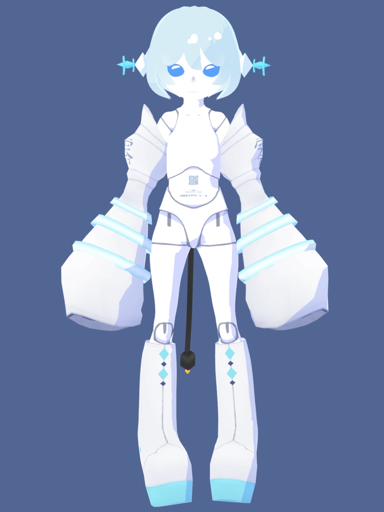 【無料あり】オリジナル3Dモデル「汎用型アバタードール零改」