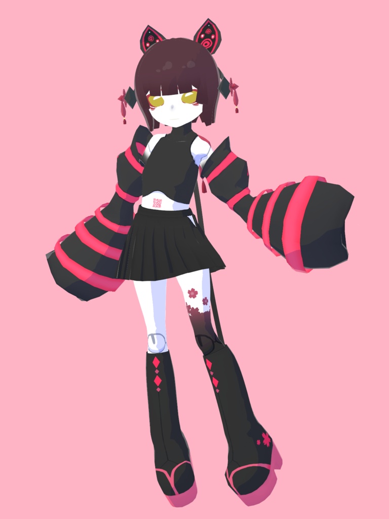 オリジナル3Dモデル「汎用型アバタードール壱改」