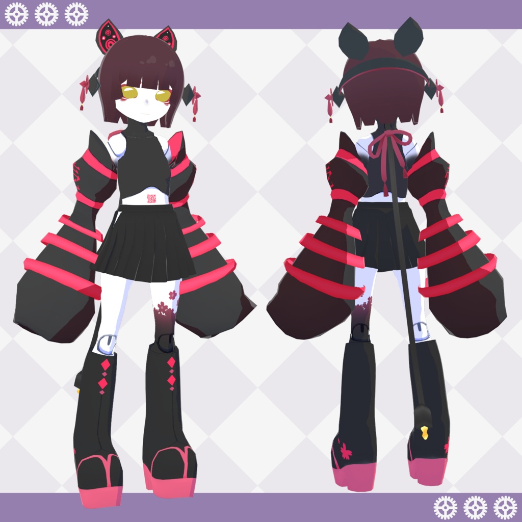 オリジナル3Dモデル「汎用型アバタードール壱改」