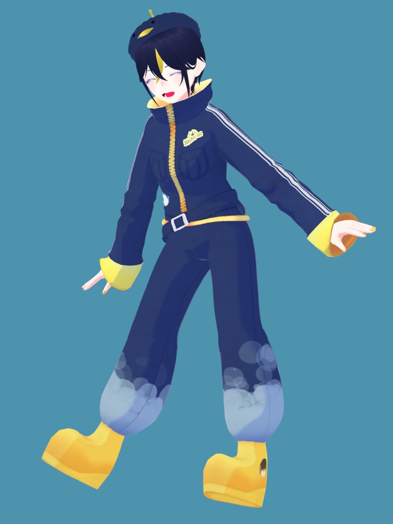 【無料あり】オリジナル3Dモデル「ぺんぎんさん」