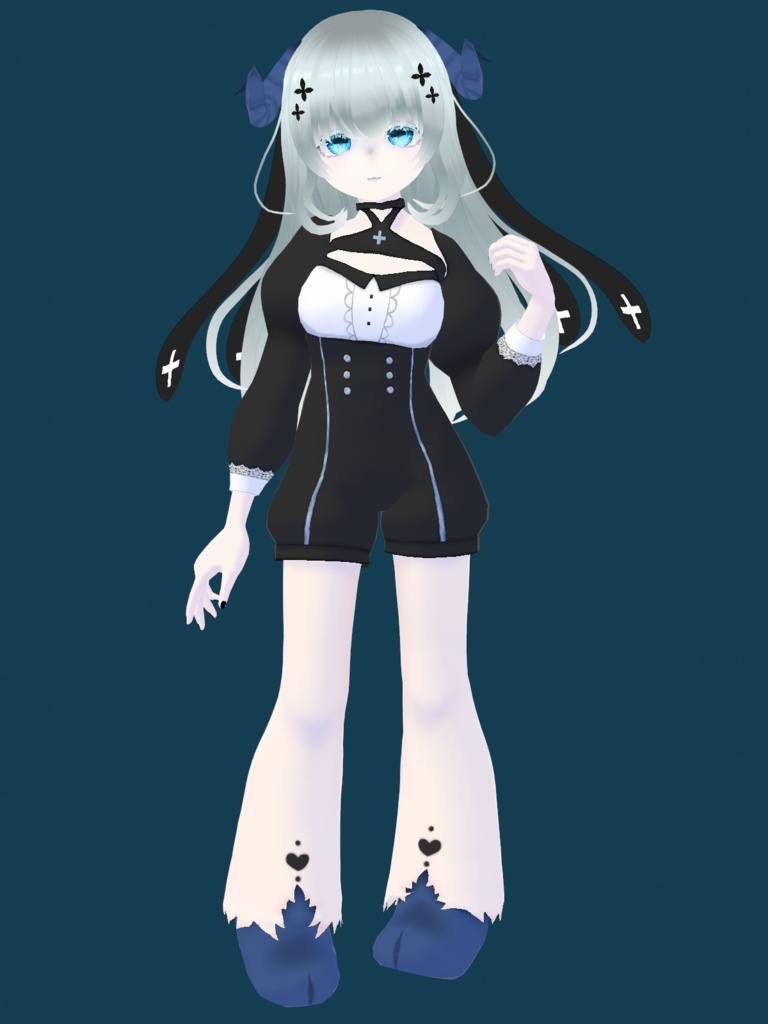 【無料あり】オリジナル3Dモデル「ひつじさん」+衣装