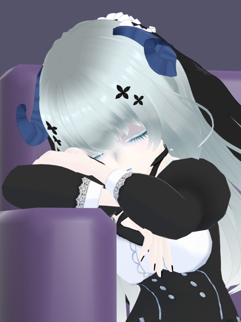 【無料あり】オリジナル3Dモデル「ひつじさん」+衣装