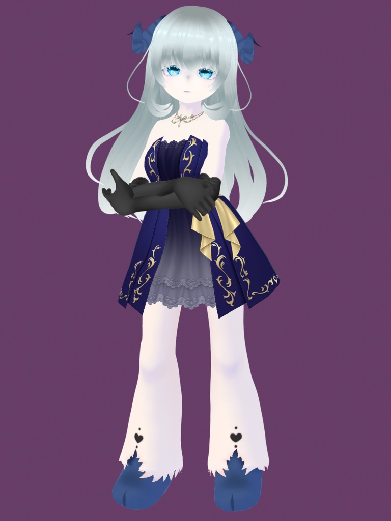 【無料あり】オリジナル3Dモデル「ひつじさん」+衣装