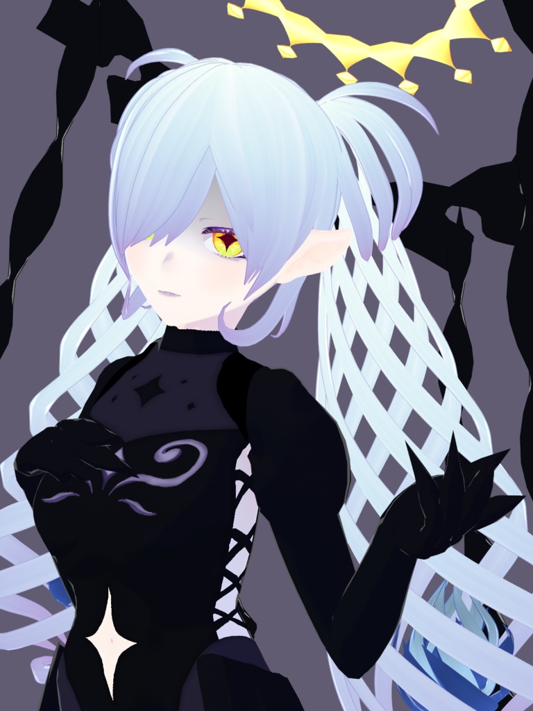 【無料あり】オリジナル3Dモデル「レディ・ランタン」+衣装