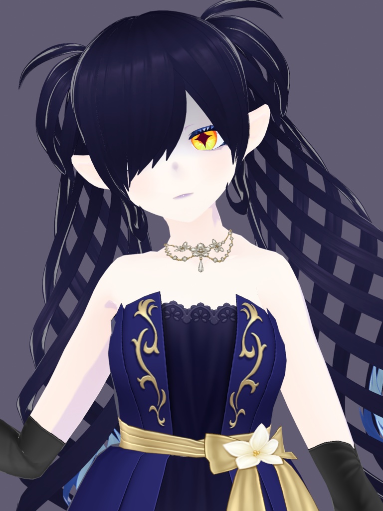 【無料あり】オリジナル3Dモデル「レディ・ランタン」+衣装