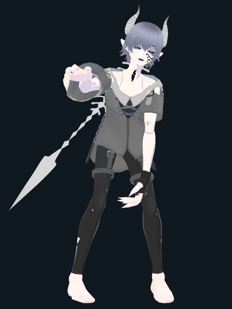 【無料あり】オリジナル3Dモデル「傀儡くん」+衣装