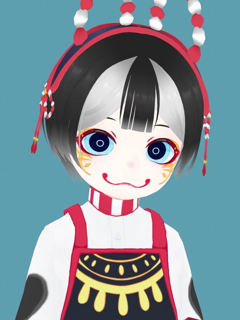 【無料あり】オリジナル3Dモデル「ハリコノワンコ」+衣装