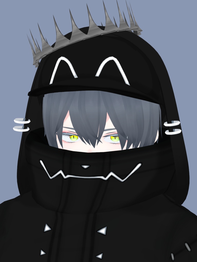 オリジナル3Dモデル「クロネコくん」+衣装