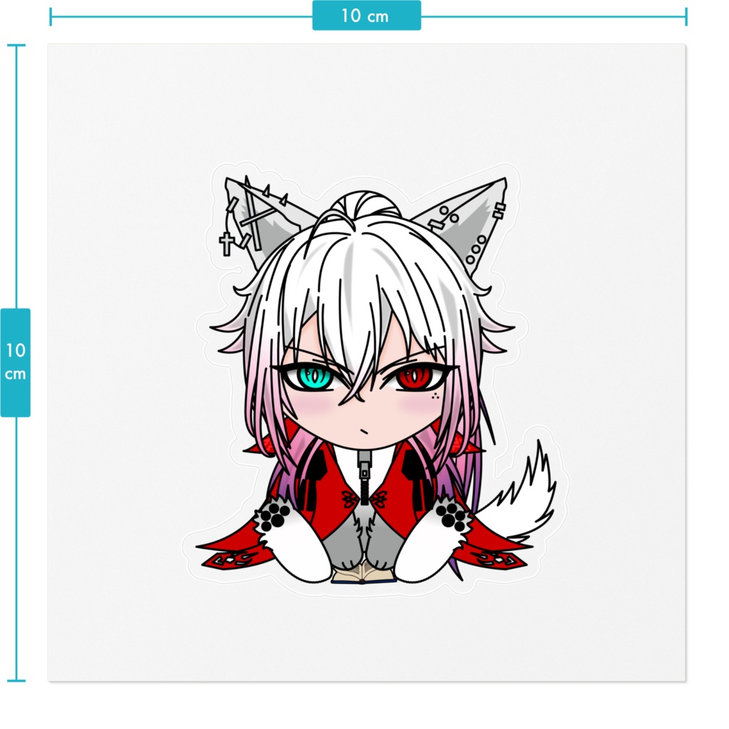 シロヨルステッカー