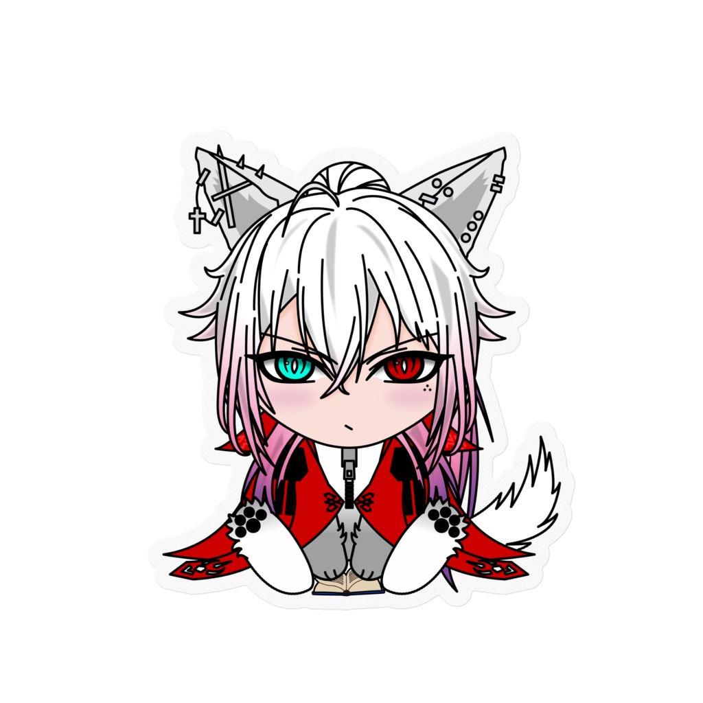 シロヨルステッカー