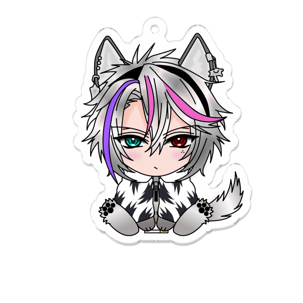 黒よるキーホルダー