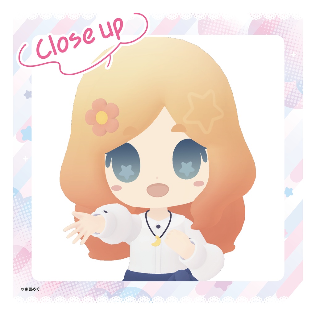 【VRC向けオリジナル3Dモデル】ちびめぐさん