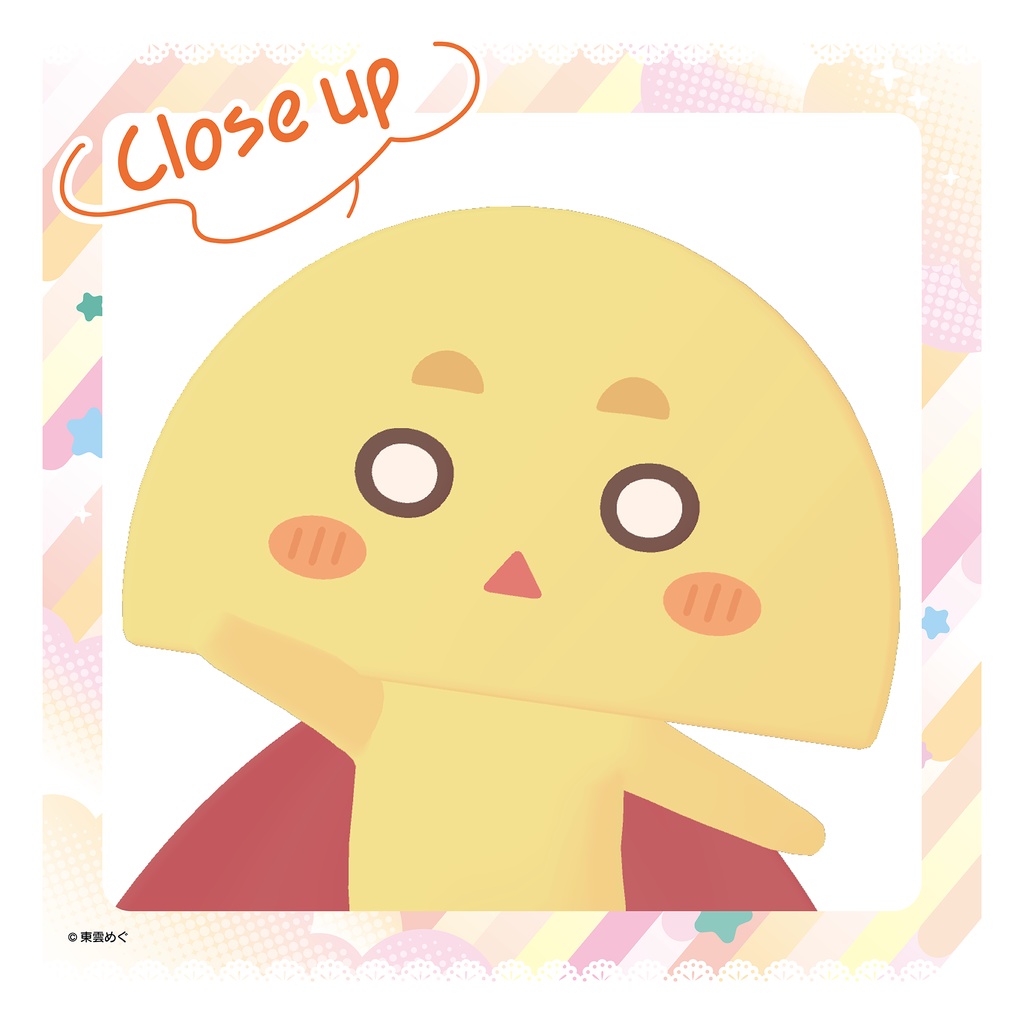 【VRC向けオリジナル3Dモデル】たくあんマン