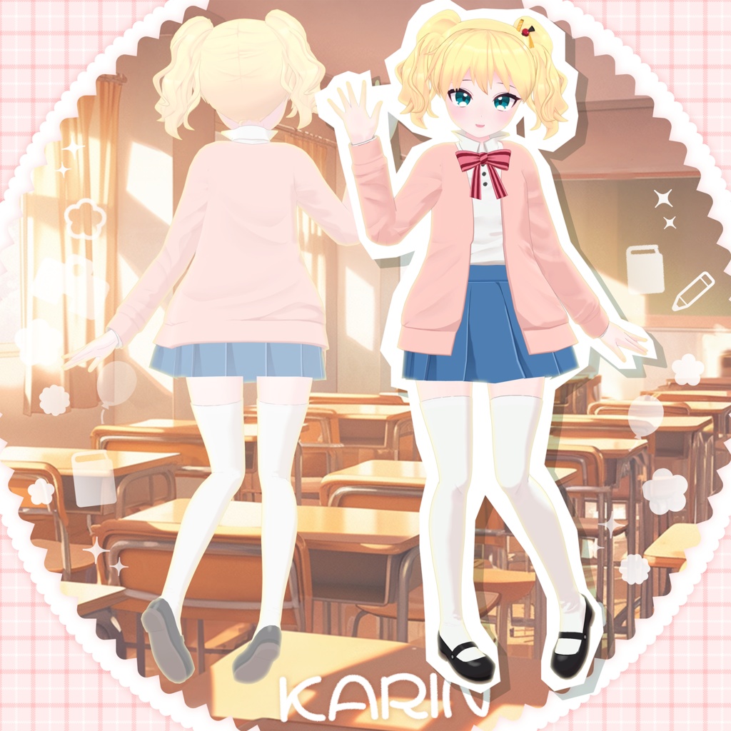 「アリス・カータレット」髪型・衣装セット(劇場版 きんいろモザイク Thank You!!)