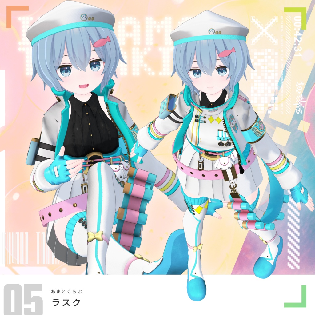 VTuber✖︎VRChat衣装 犬山たまき戦闘服