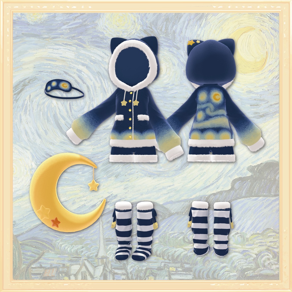 星月夜 -Starry Night-【V睡向け衣装】 #V_WORLD