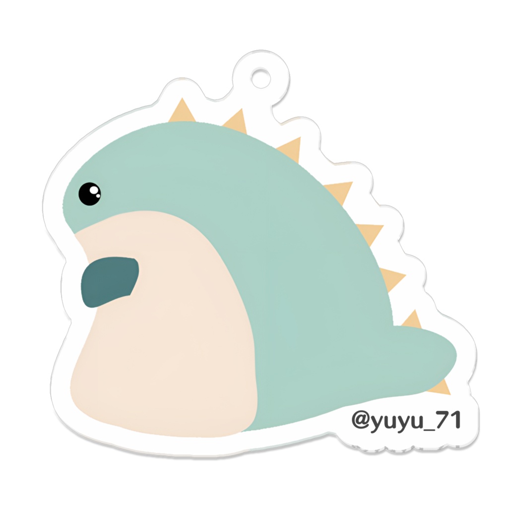 よこあにシリーズ きょうりゅうアクリルキーホルダー