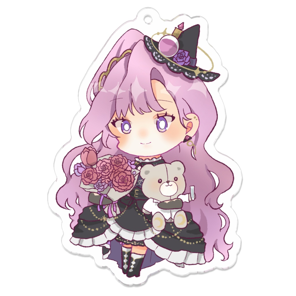 天見夜ルナ2025誕生日記念アクリルキーホルダー