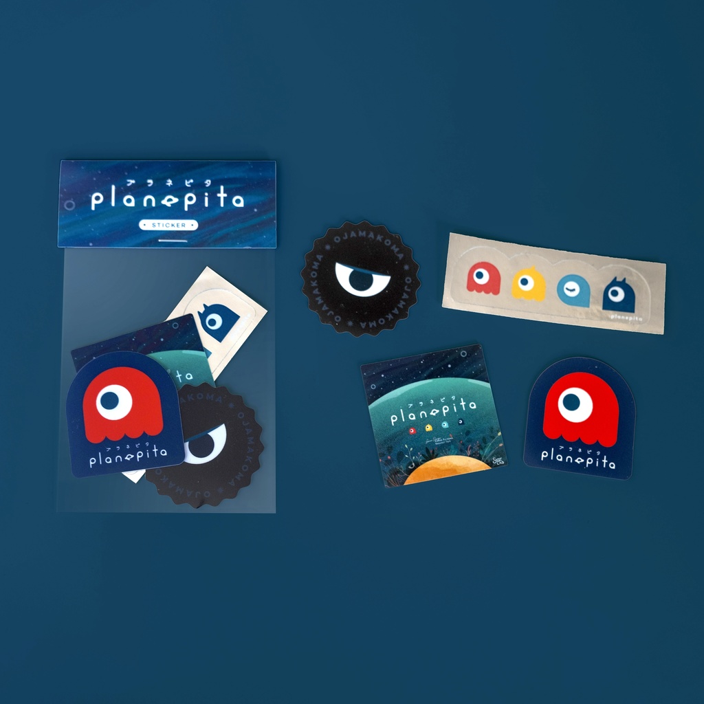 プラネピタ　ステッカーセット