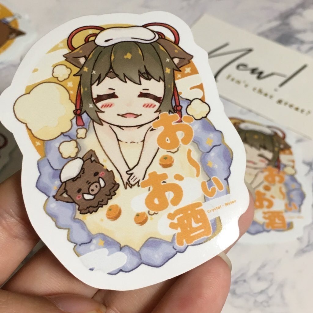 伊久ちゃんステッカー