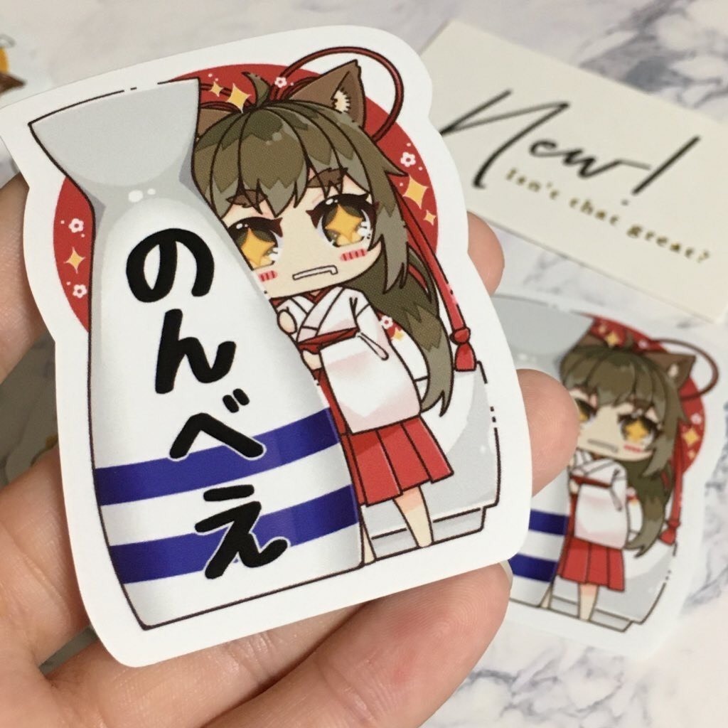 伊久ちゃんステッカー