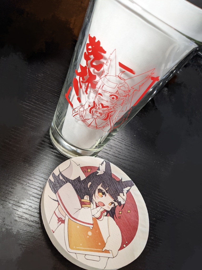 ビアグラス&珪藻土コースター