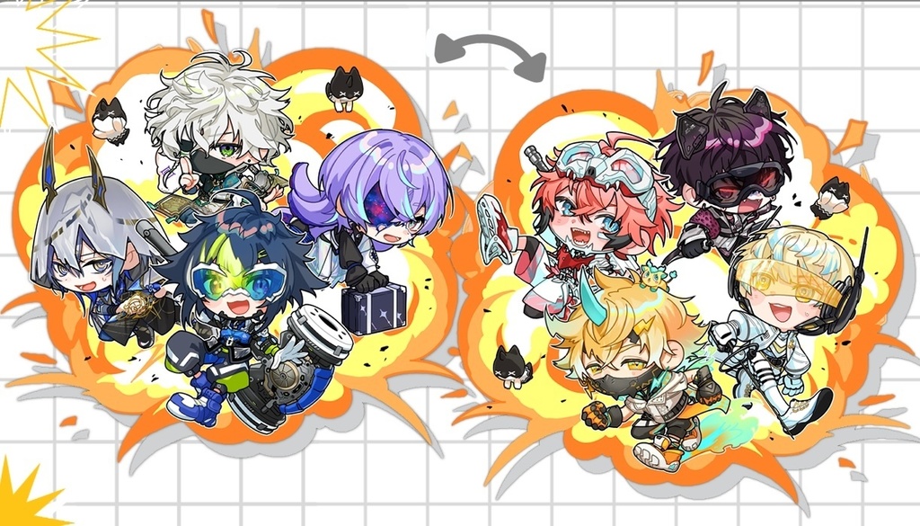 【非公式】どっかんつえーアクキー