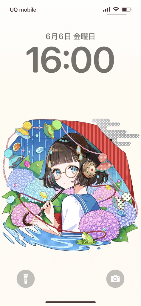 壁紙：梅雨