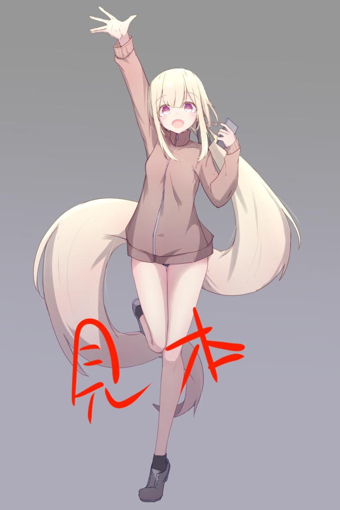 なんかのパロディっぽい金髪女子