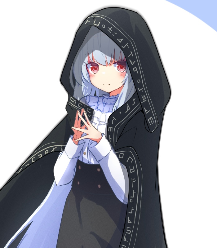 モンクで使った髪が青っぽい女子