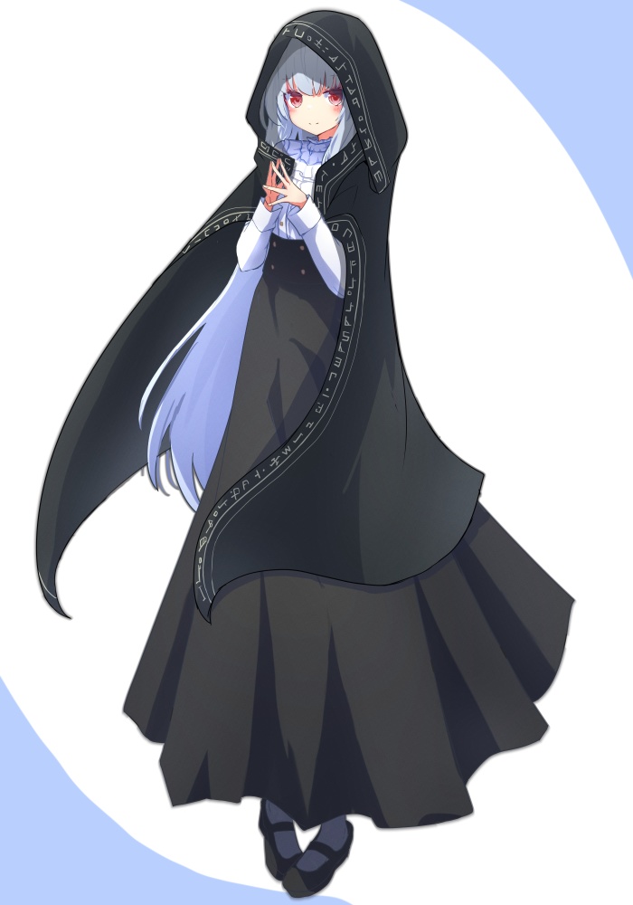 モンクで使った髪が青っぽい女子