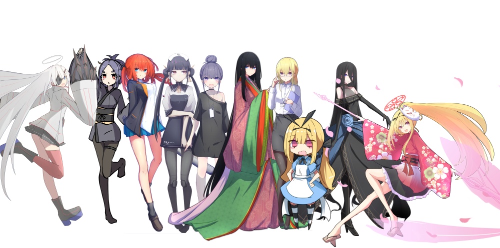 女子の立ち絵32まいセット