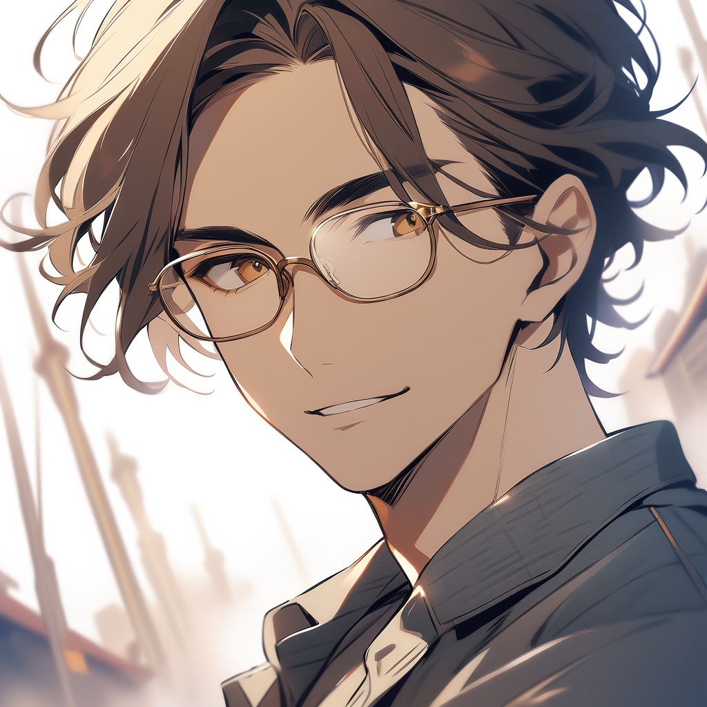 【アイコン素材セット】メガネ男性