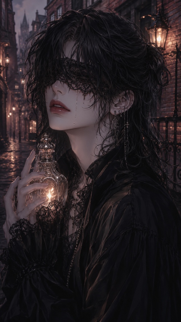 【壁紙セット｜死神の香】灯の香