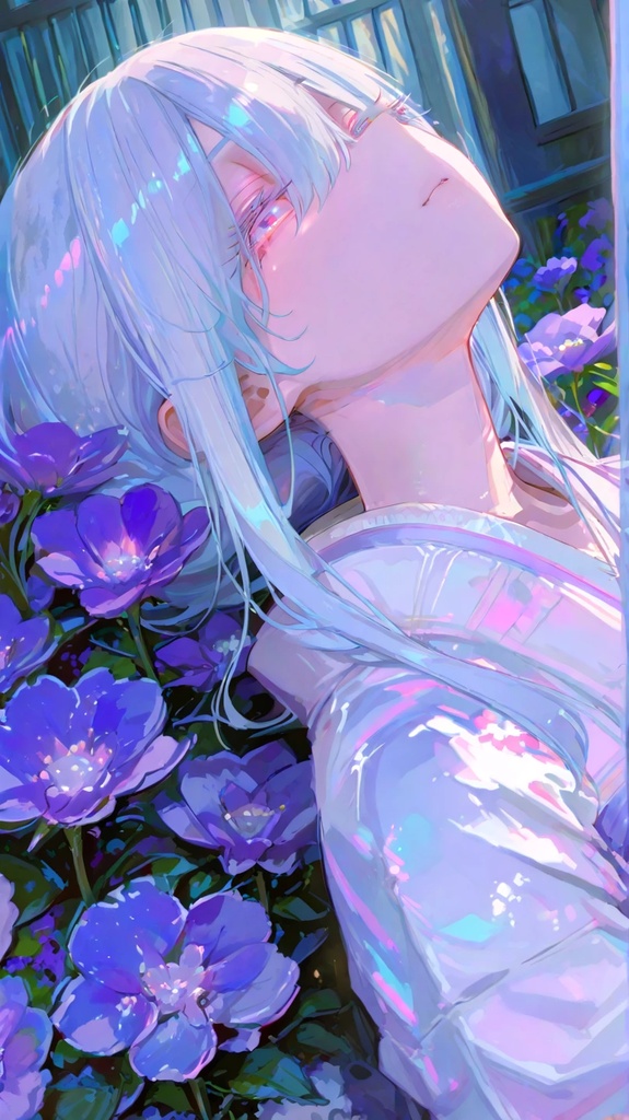 【壁紙セット｜妖】紫陽