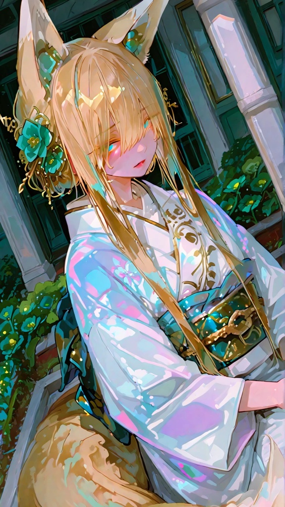【壁紙セット｜妖】翠月