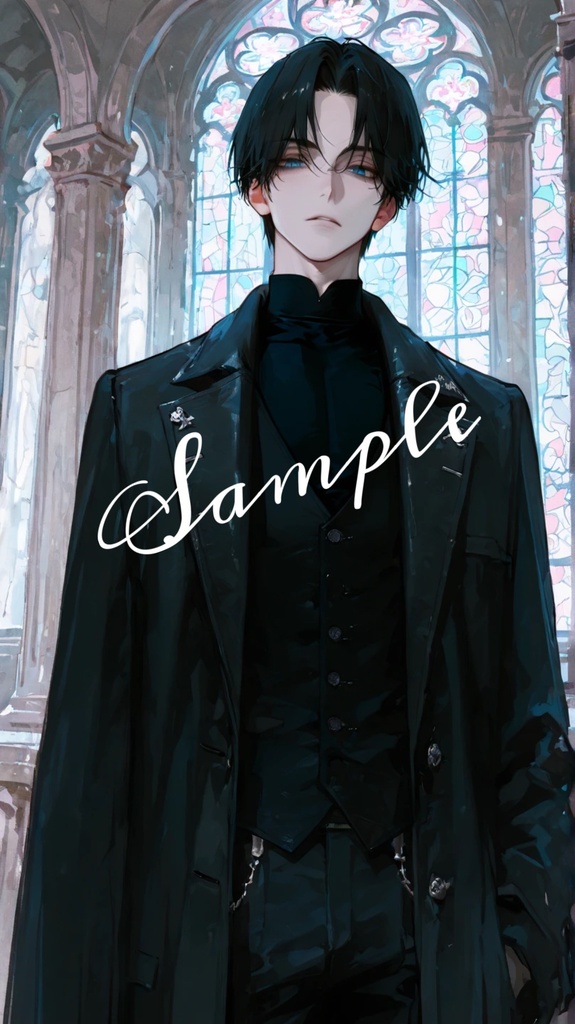 【スマホ壁紙】黒羽