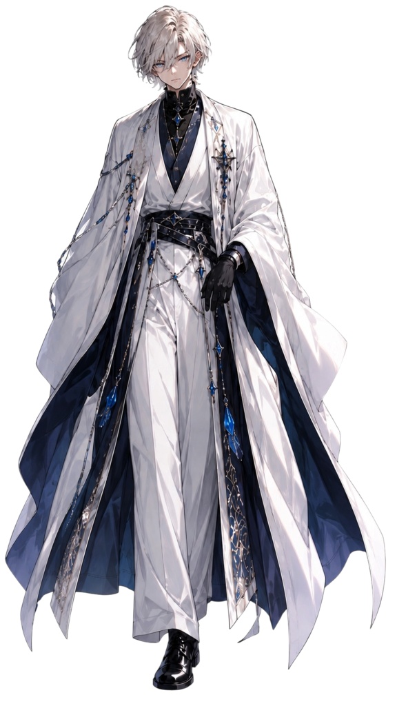 【立ち絵素材】ファンタジー系男性キャラクター【背景透過】