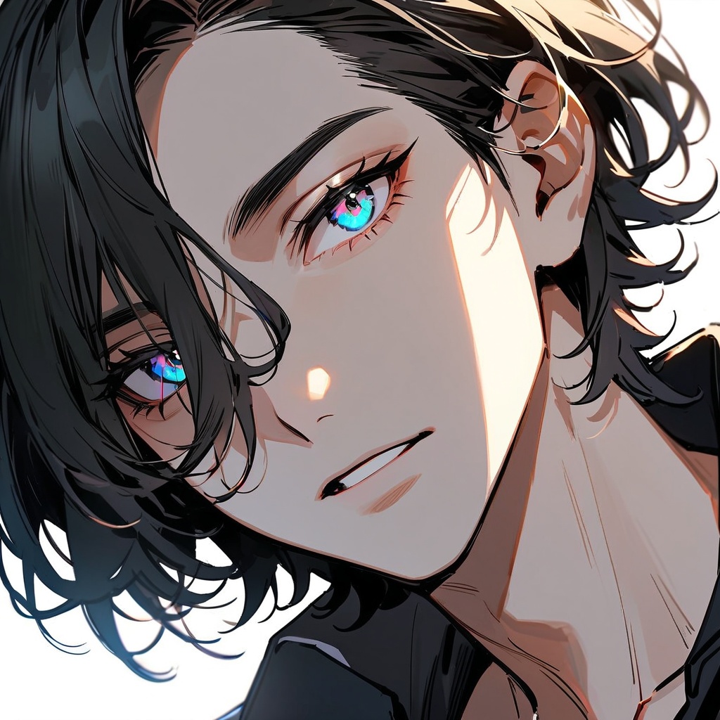 【アイコン】黒髪男性【10枚セット】